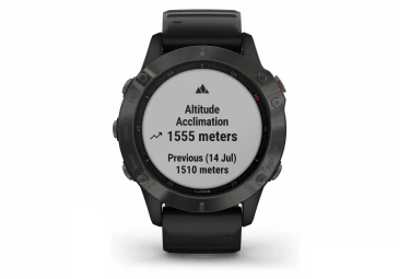 Montre GPS Garmin Fenix 6 Sapphire DLC Avec Bracelet 6 Montre GPS Garmin Fenix 6 Sapphire DLC Avec Bracelet – Image 4