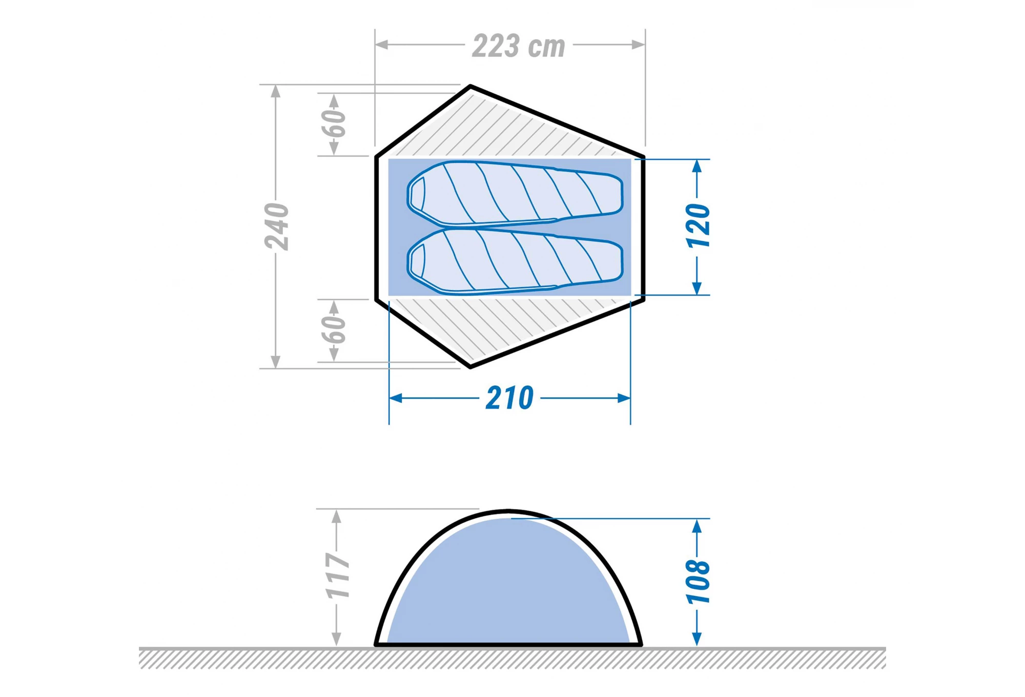 TENTE FORCLAZ TREK 900 AUTOPORTANTE 1 PERSONNES 7 TENTE FORCLAZ TREK 900 AUTOPORTANTE 1 PERSONNES – Image 5