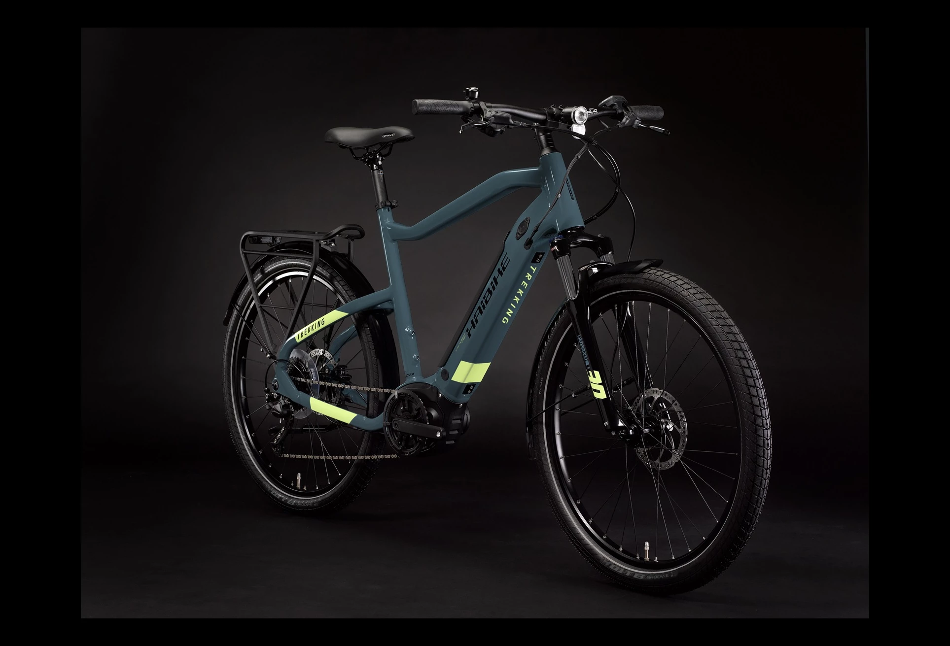 Haibike VTC ÉLECTRIQUE TREKKING 5 M3100 9V BLEU JAUNE 4 Haibike VTC ÉLECTRIQUE TREKKING 5 M3100 9V BLEU JAUNE – Image 2