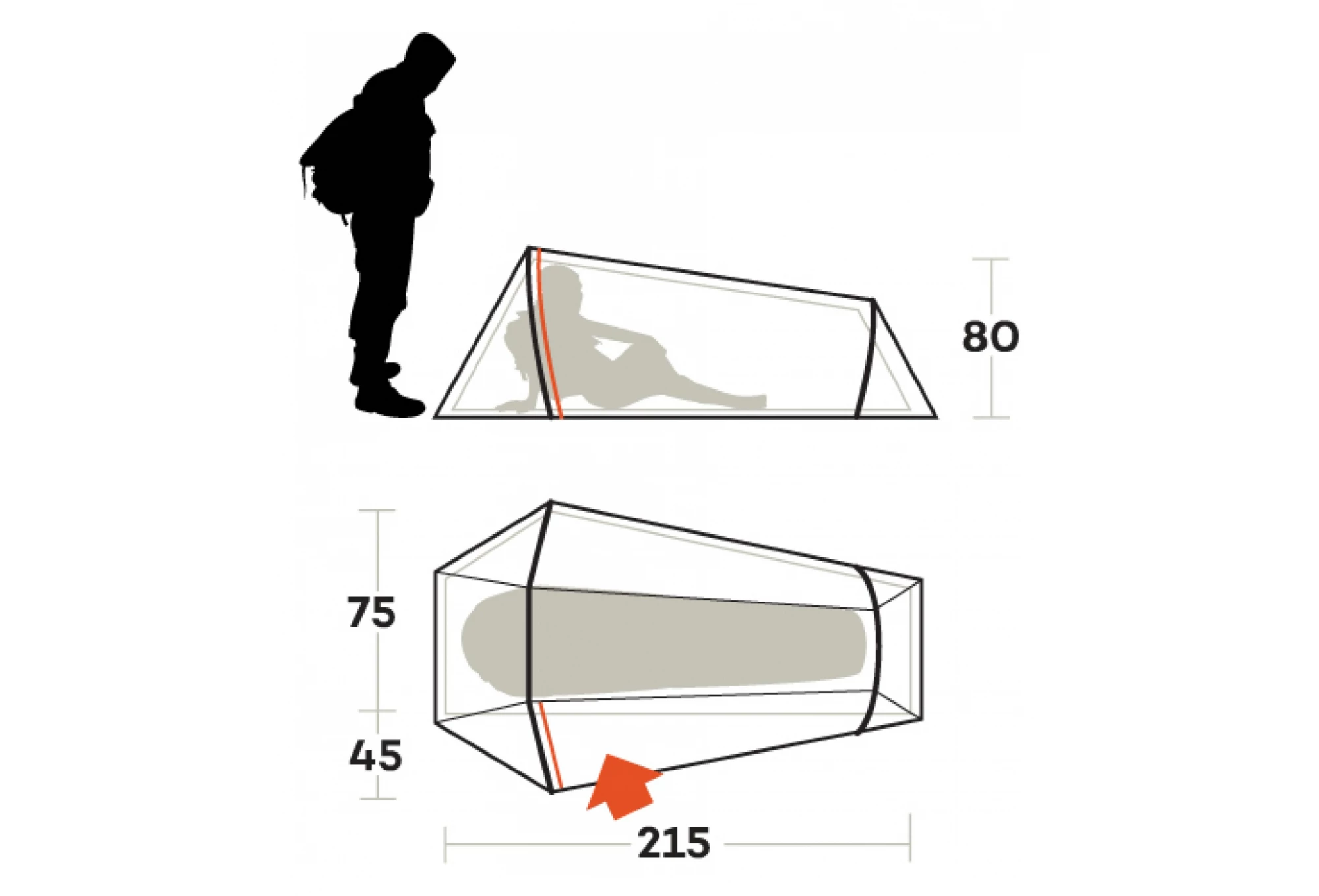 TENTE FERRINO LIGHTENT 1 PRO VERT 10 TENTE FERRINO LIGHTENT 1 PRO VERT – Image 8