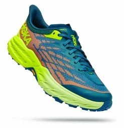 Chaussures De Trail Hoka One One Speedgoat 5 Bleu / Rouge