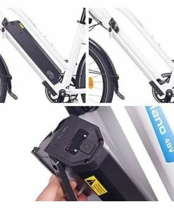 NCM MILANO 26 BLANC 10 NCM MILANO 26 BLANC -vélo boutique NCM MILANO 26 VELO ELECTRIQUE URBAIN BLANC MAT SHIMANO BATTERIE 624WH 160CM 188CM 1