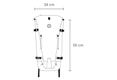 Sac D'Alpinisme Samaya Equipment Ultra35 Blanc 8 Sac D'Alpinisme Samaya Equipment Ultra35 Blanc – Image 6