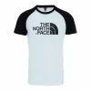 The North Face North Face Raglan Easy , The T-shirt Blanc Noir 1 The North Face North Face Raglan Easy , The T-shirt Blanc Noir -vélo boutique T shirt The North Face Raglan Easy Blanc Noir