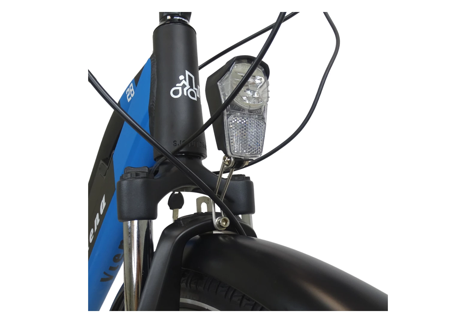 VTC ÉLECTRIQUE URBANBIKER VIENA 28'' TAILLE 49 BLEU 5 VTC ÉLECTRIQUE URBANBIKER VIENA 28'' TAILLE 49 BLEU – Image 3