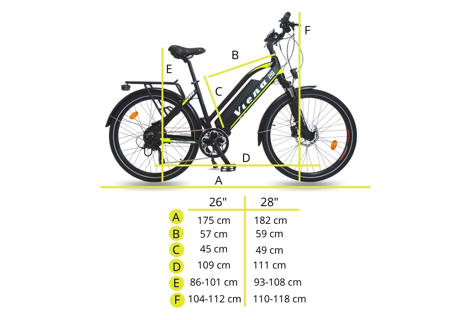 VTC ÉLECTRIQUE URBANBIKER VIENA 28'' MOTEUR 250W 7 VTC ÉLECTRIQUE URBANBIKER VIENA 28'' MOTEUR 250W – Image 5