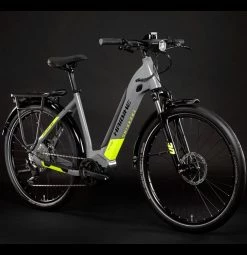 Haibike Trekking 6 I630Wh Shimano Deore 10V Gris 2022 12 Haibike Trekking 6 I630Wh Shimano Deore 10V Gris 2022 -vélo boutique VTC Electrique Haibike Trekking 6 i630Wh Shimano Deore 10V Gris Jaune Mat 2022 2