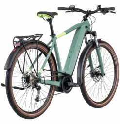 Vélo De Ville Électrique Cube Touring Hybrid One 400 Shimano 16 Vélo De Ville Électrique Cube Touring Hybrid One 400 Shimano -vélo boutique Velo de Ville Electrique Cube Touring Hybrid One 400 Shimano Alivio 9V 400 Wh 700 mm Vert Sharp 2022 5