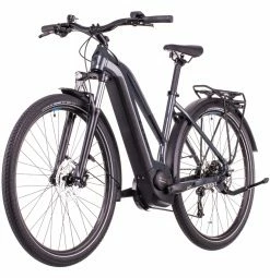 Vélo De Ville Électrique Cube Touring Hybrid One 400 Trapeze Gris 13 Vélo De Ville Électrique Cube Touring Hybrid One 400 Trapeze Gris -vélo boutique Velo de Ville Electrique Cube Touring Hybrid One 400 Trapeze Shimano Alivio 9V 400 Wh 700 mm Gris Bleu 2022 2