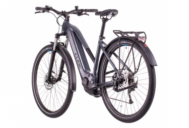 Vélo De Ville Électrique Cube Touring Hybrid One 400 Trapeze Gris 7 Vélo De Ville Électrique Cube Touring Hybrid One 400 Trapeze Gris – Image 5
