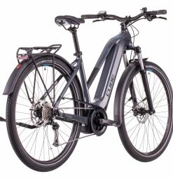 Vélo De Ville Électrique Cube Touring Hybrid One 400 Trapeze Gris 16 Vélo De Ville Électrique Cube Touring Hybrid One 400 Trapeze Gris -vélo boutique Velo de Ville Electrique Cube Touring Hybrid One 400 Trapeze Shimano Alivio 9V 400 Wh 700 mm Gris Bleu 2022 5