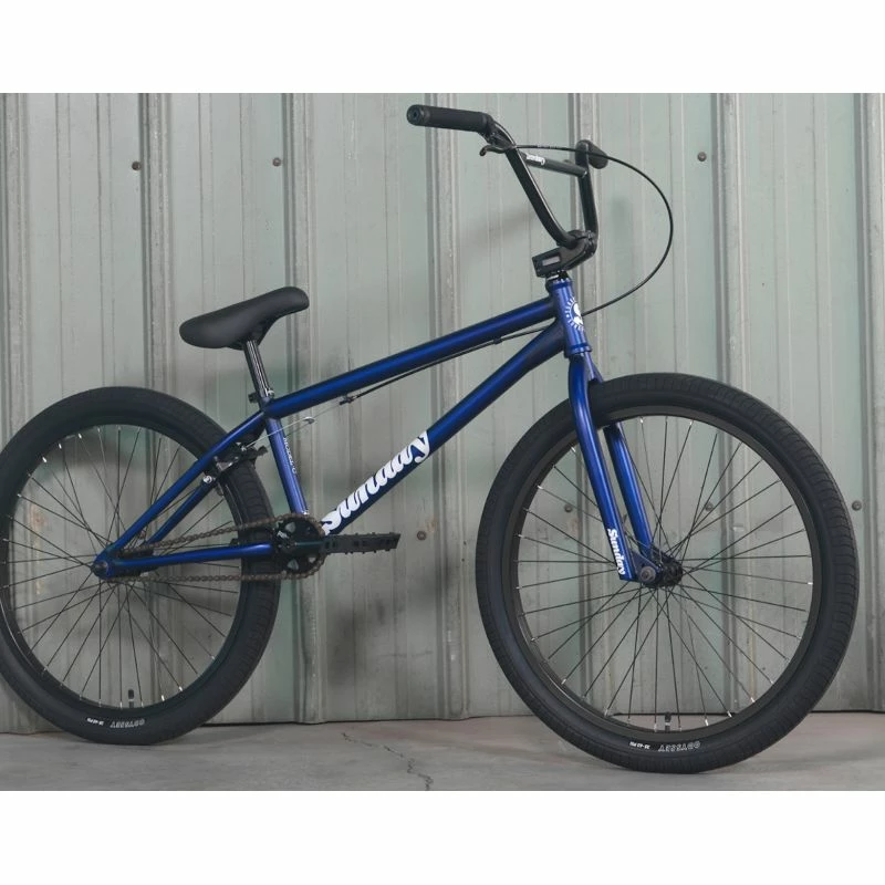 BMX 24'' SUNDAY MODEL C WHEELING BIKE MATTE TRANS BLUE 2022 2 BMX 24'' SUNDAY MODEL C WHEELING BIKE MATTE TRANS BLUE 2022